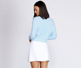 Get A Clue – Flauschige Strickjacke
